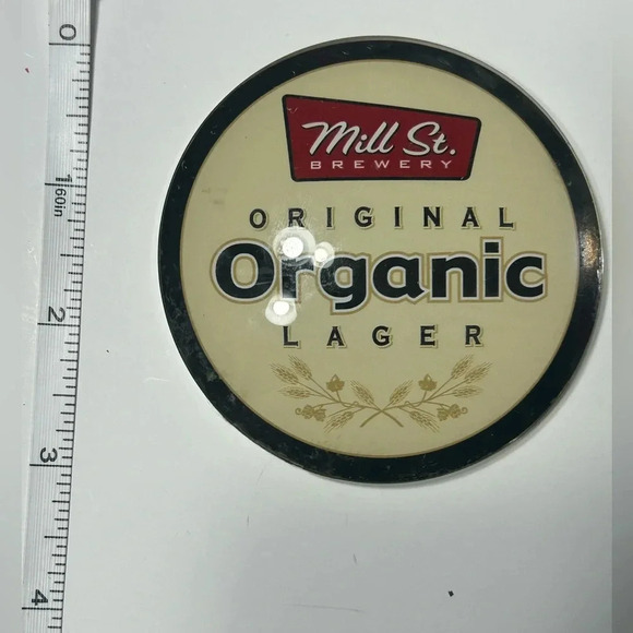 Mill St. Brewery - Round Fisheye Beer / Keg / Lens / Badge / Medallion 🍺 - Picture 3 of 5